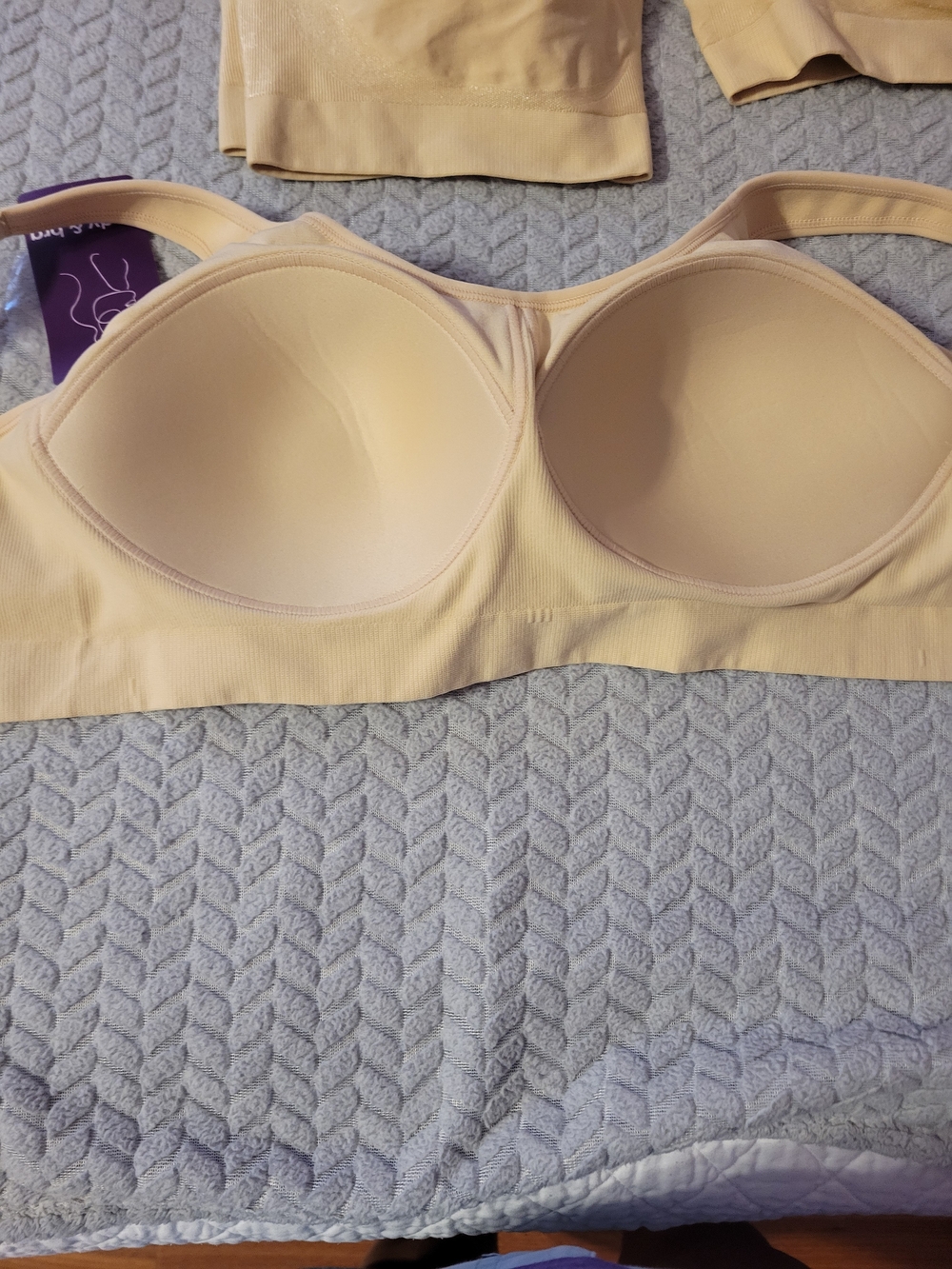 Seamless Wireless Bra - Nude From BODY & BRA Sec Support Size L Bundle Of 3 - Picture 2 of 6